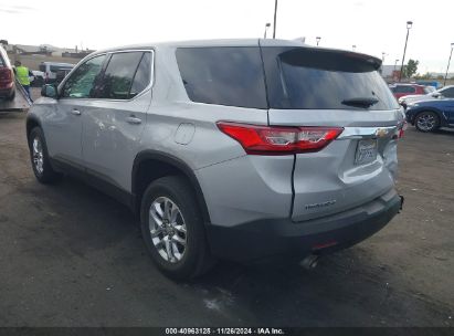 2020 CHEVROLET TRAVERSE FWD LS Silver  Gasoline 1GNERFKW2LJ107346 photo #4