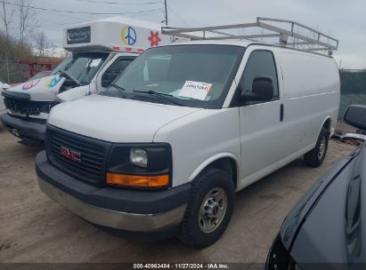 2017 GMC SAVANA 3500 WORK VAN White  Flexible Fuel 1GTZ7GFF7H1103526 photo #3