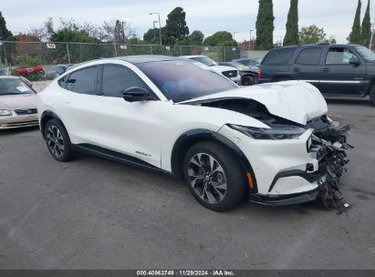 2021 FORD MUSTANG MACH-E PREMIUM White  Electric 3FMTK3R78MMA49776 photo #1