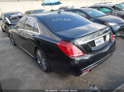 2015 MERCEDES-BENZ S 550 Black  Gasoline WDDUG8CB1FA184768 photo #4