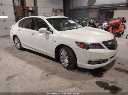 2017 ACURA RLX SPORT HYBRID BASE W/ADVANCE PACKAGE White  Hybrid JH4KC2F94HC000092 photo #1