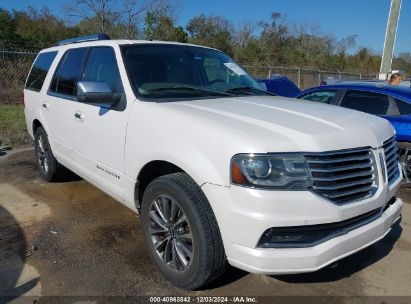 2015 LINCOLN NAVIGATOR White  Gasoline 5LMJJ2HT2FEJ11133 photo #1