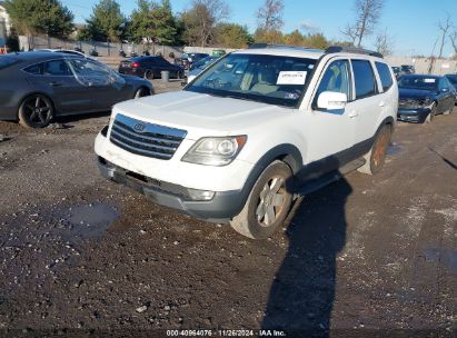 2009 KIA BORREGO EX V6 White  Gasoline KNDJH741X95017266 photo #3