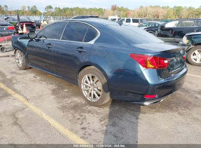 2013 LEXUS GS 350 Blue  Gasoline JTHBE1BL9D5015417 photo #4