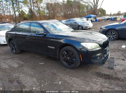 2013 BMW 750LI XDRIVE Black  Gasoline WBAYF8C59DD141054 photo #1