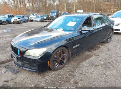 2013 BMW 750LI XDRIVE Black  Gasoline WBAYF8C59DD141054 photo #3