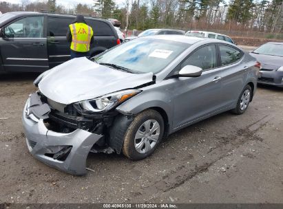 2016 HYUNDAI ELANTRA SE Gray  Gasoline 5NPDH4AE6GH680866 photo #3