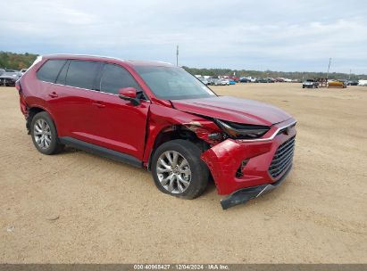 2024 TOYOTA GRAND HIGHLANDER LIMITED Maroon  Gasoline 5TDAAAA5XRS007274 photo #1