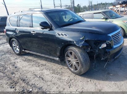 2012 INFINITI QX56 Black  Gasoline JN8AZ2NE9C9020021 photo #1