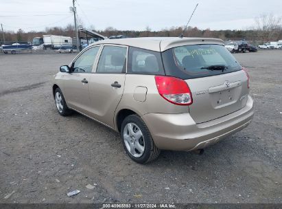 2003 TOYOTA MATRIX STANDARD Gold  Gasoline 2T1KR32E23C008118 photo #4