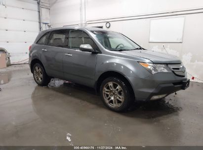 2008 ACURA MDX Gray  Gasoline 2HNYD28218H524428 photo #1