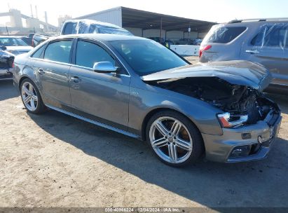 2013 AUDI S4 3.0T PREMIUM PLUS Gray  Gasoline WAUKGAFL5DA101642 photo #1