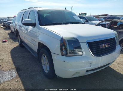 2007 GMC YUKON XL 1500 SLT White  Flexible Fuel 1GKFK16397R186188 photo #1