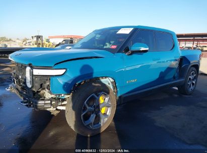 2022 RIVIAN R1T ADVENTURE Light Blue  Electric 7FCTGAAA4NN014039 photo #3