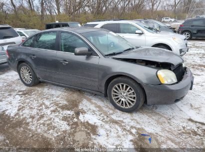 2005 MERCURY MONTEGO PREMIER Gray  Gasoline 1MEFM421X5G604440 photo #1