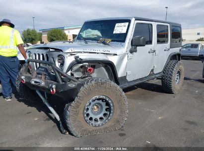 2011 JEEP WRANGLER UNLIMITED RUBICON Silver  Gasoline 1J4BA6H14BL505718 photo #3