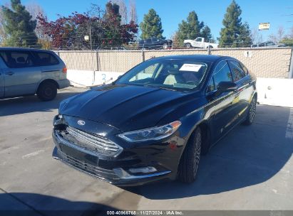 2018 FORD FUSION TITANIUM Black  Gasoline 3FA6P0D97JR134185 photo #3