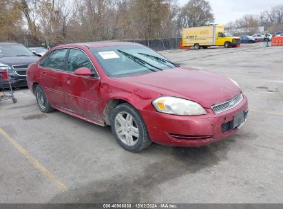 2014 CHEVROLET IMPALA LIMITED LT Red  Gasoline 2G1WB5E37E1115803 photo #1