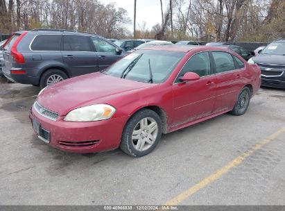 2014 CHEVROLET IMPALA LIMITED LT Red  Gasoline 2G1WB5E37E1115803 photo #3