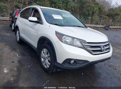 2013 HONDA CR-V EX-L White  Gasoline 5J6RM4H72DL050398 photo #1