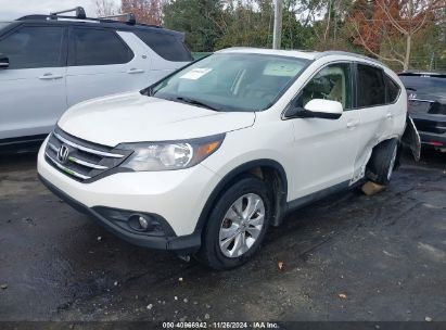 2013 HONDA CR-V EX-L White  Gasoline 5J6RM4H72DL050398 photo #3