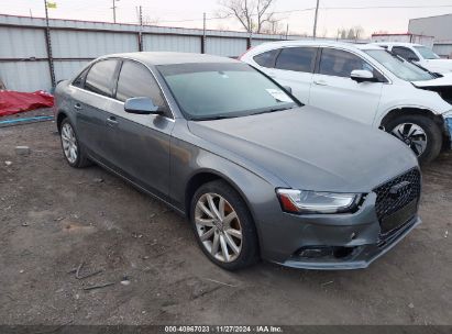 2013 AUDI A4 2.0T PREMIUM Gray  Flexible Fuel WAUEFAFL6DA057358 photo #1