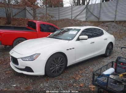 2015 MASERATI GHIBLI S Q4 White  Gasoline ZAM57RTA6F1129935 photo #3