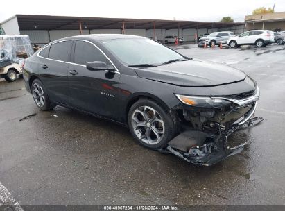 2021 CHEVROLET MALIBU FWD LT Black  Gasoline 1G1ZD5ST8MF005703 photo #1