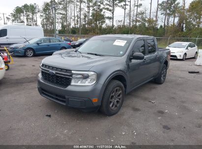 2022 FORD MAVERICK XLT Gray  Gasoline 3FTTW8F94NRA83181 photo #3