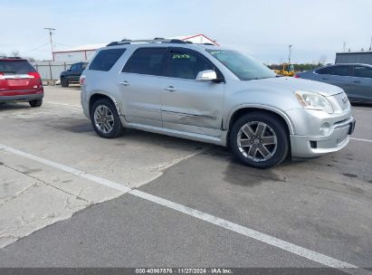 2011 GMC ACADIA DENALI Silver  Gasoline 1GKKVTED2BJ228798 photo #1