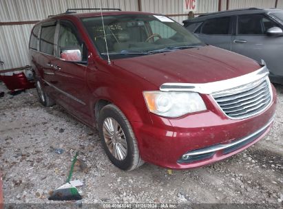 2012 CHRYSLER TOWN & COUNTRY LIMITED Red  Flexible Fuel 2C4RC1GG8CR278503 photo #1