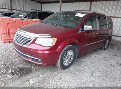 2012 CHRYSLER TOWN & COUNTRY LIMITED Red  Flexible Fuel 2C4RC1GG8CR278503 photo #3