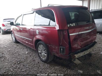 2012 CHRYSLER TOWN & COUNTRY LIMITED Red  Flexible Fuel 2C4RC1GG8CR278503 photo #4