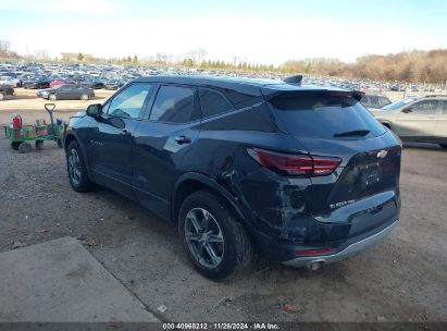 2023 CHEVROLET BLAZER AWD 2LT Black  Gasoline 3GNKBHR40PS180226 photo #4