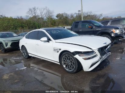 2022 GENESIS G80 2.5T RWD White  Gasoline KMTGB4SC1NU138641 photo #1