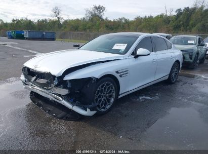 2022 GENESIS G80 2.5T RWD White  Gasoline KMTGB4SC1NU138641 photo #3