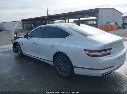 2022 GENESIS G80 2.5T RWD White  Gasoline KMTGB4SC1NU138641 photo #4