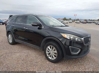 2016 KIA SORENTO 2.4L LX Black  Gasoline 5XYPG4A33GG021651 photo #1