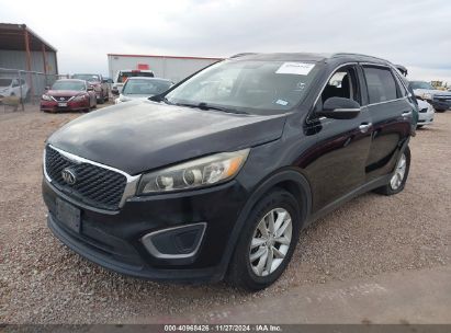 2016 KIA SORENTO 2.4L LX Black  Gasoline 5XYPG4A33GG021651 photo #3