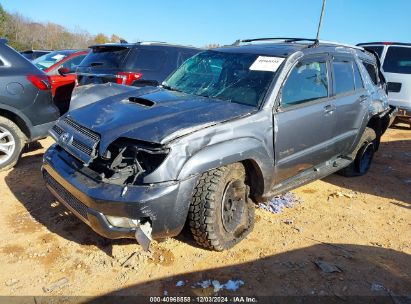 2003 TOYOTA 4RUNNER SR5 SPORT V8 Gray  Gasoline JTEZT14R630013512 photo #3