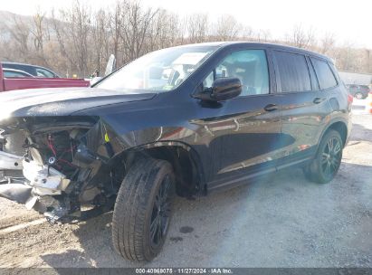 2021 HONDA PASSPORT AWD SPORT Black  Gasoline 5FNYF8H22MB023051 photo #3