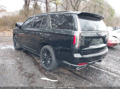 2022 CADILLAC ESCALADE 4WD PREMIUM LUXURY Black  Gasoline 1GYS4CKL1NR230178 photo #4