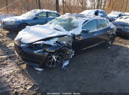 2020 TESLA MODEL 3 STANDARD RANGE PLUS REAR-WHEEL DRIVE/STANDARD RANGE REAR-WHEEL DRIVE Black  Electric 5YJ3E1EA5LF743362 photo #3