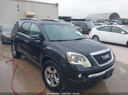 2007 GMC ACADIA SLT-1 Black  Gasoline 1GKEV33777J154716 photo #1