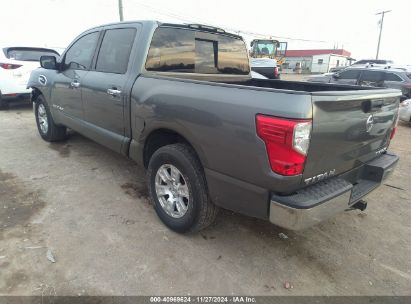 2017 NISSAN TITAN PLATINUM RESERVE/PRO-4X/S/SL/SV Gray  Gasoline 1N6AA1EJXHN505760 photo #4