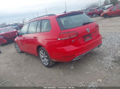 2019 VOLKSWAGEN GOLF SPORTWAGEN 1.4T S/1.4T SE Red  Gasoline 3VWY57AU1KM500101 photo #4