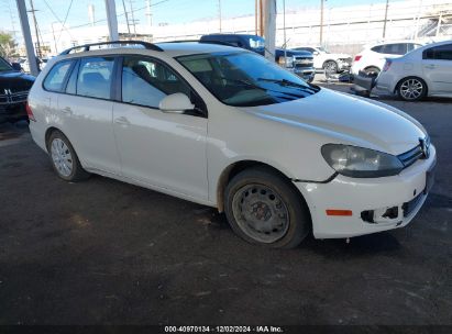 2013 VOLKSWAGEN JETTA SPORTWAGEN 2.5L S White  Gasoline 3VWPP7AJ1DM692733 photo #1