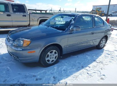 2004 HYUNDAI ACCENT GL/GT Gray  Gasoline KMHCG35C54U285477 photo #3