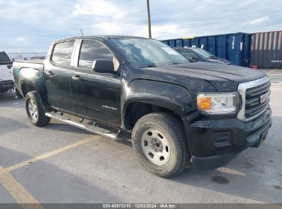 2016 GMC CANYON Black  Gasoline 1GTG5BE33G1105828 photo #1