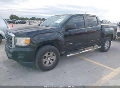 2016 GMC CANYON Black  Gasoline 1GTG5BE33G1105828 photo #3